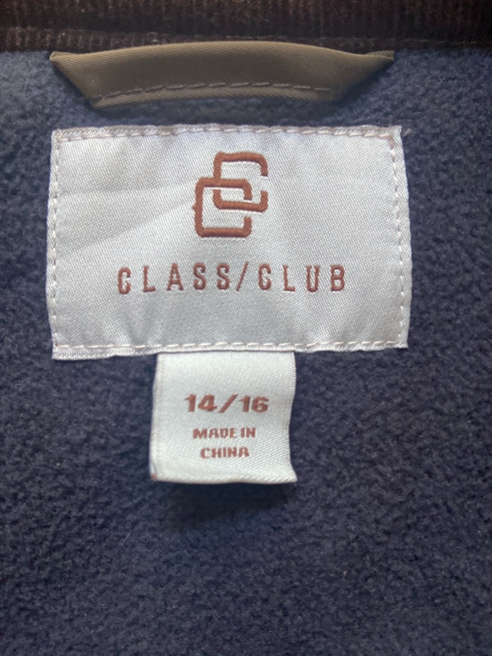 Class Club vest for boys size 14/16 - Picture 3 of 6